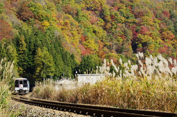 秋の会津鉄道
